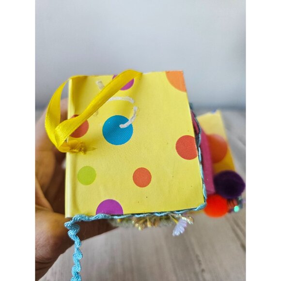 Katherine's collection cardboard spring birdhouse village glitter unique spring - Picture 6 of 9